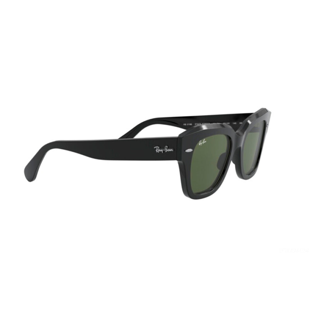 Lentes de Sol Ray Ban State Street RB2186 901/31 Color Negro Talla 49mm