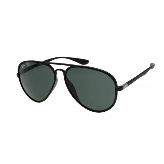 Lentes de Sol Ray Ban Aviator Liteforce RB4180 601S/71 Color Negro Mate Talla 58mm