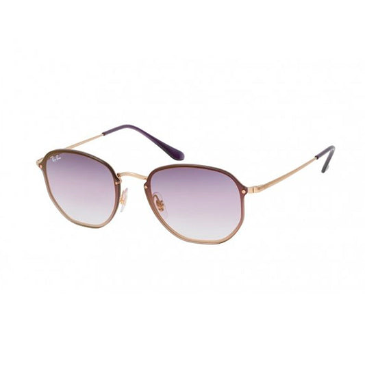 Lentes de Sol Ray Ban Blaze Hexagonal RB3579N 9140/OU Color Violeta Talla 58mm