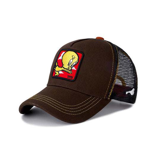 Gorra estilo Beisbol Snapback Malla Piolin Marron