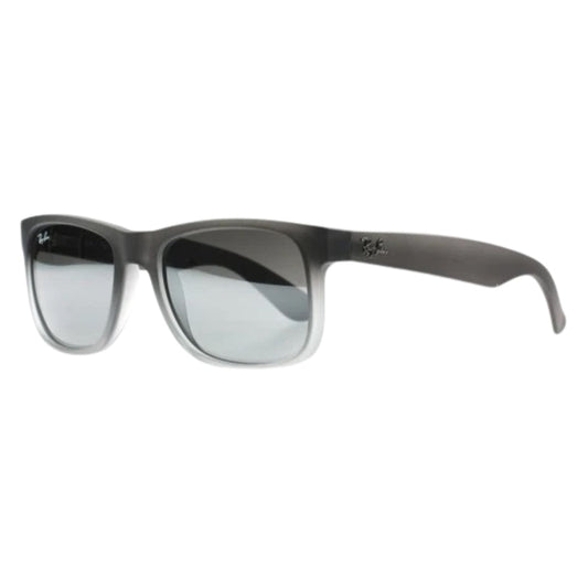 Lentes de Sol Ray Ban Wayfarer Justin RB4165 852/88 Color Gris Espejado Talla 54mm