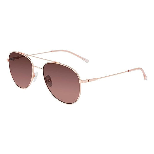 Lentes de Sol Redondos Calvin Klein Ck20120S 780 Original Color Oro Rosa Talla 55mm