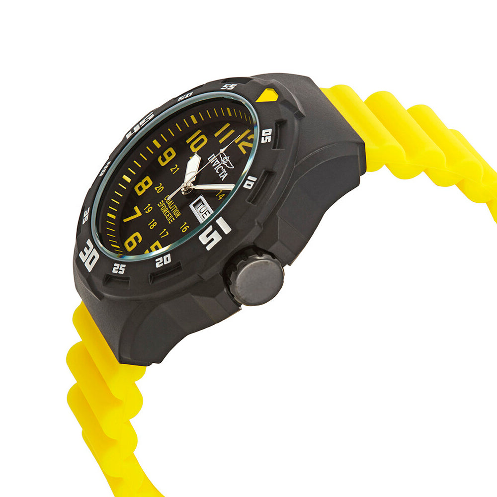 Reloj Analógico Invicta 25328 Coalition Forces Original Color Amarillo para Hombre