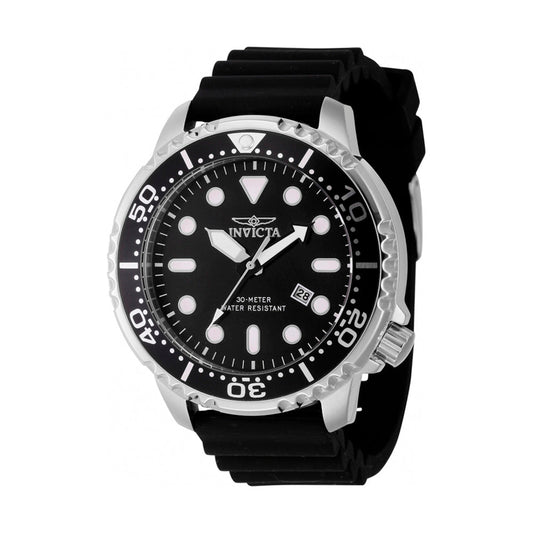 Reloj Análogo Invicta Original 44834 Pro Diver Color Negro Para Hombre