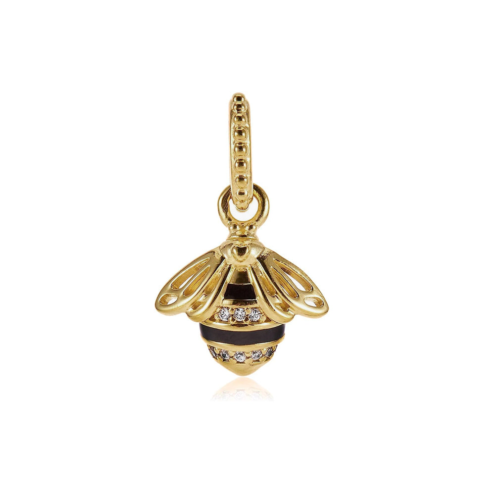 Charm Colgante Pandora Original para Mujer 367075EN16 Reina Abeja s925