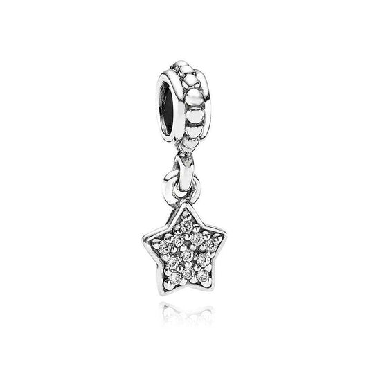 Charm Colgante Pandora Original para Mujer 791024CZ Estrella Pave s925