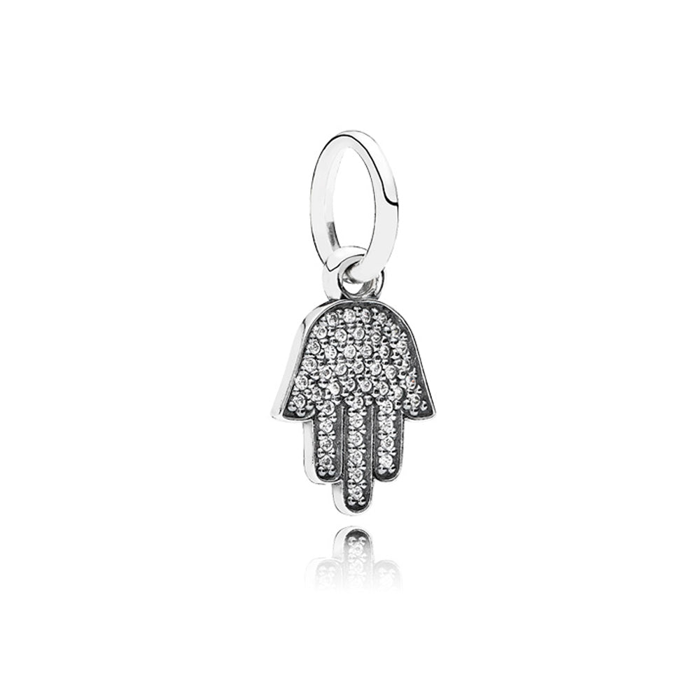 Charm Colgante Pandora Original para Mujer 791307CZ Simbolo de Protección Plata s925