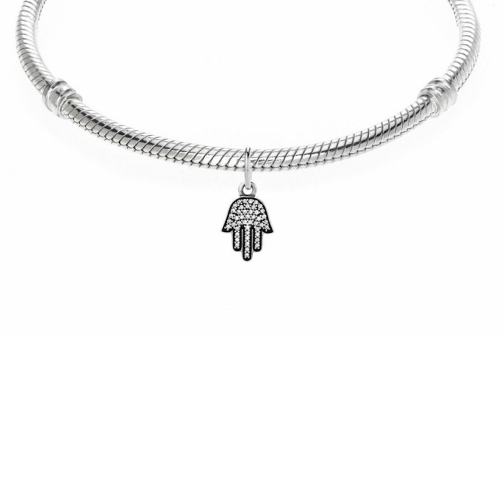 Charm Colgante Pandora Original para Mujer 791307CZ Simbolo de Protección Plata s925