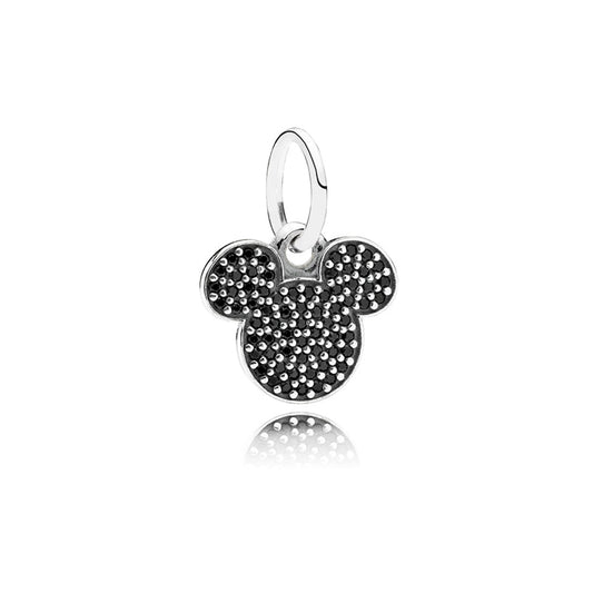 Charm Colgante Pandora Original para Mujer 791446NCK Disney Sparkling Mickey Icon s925