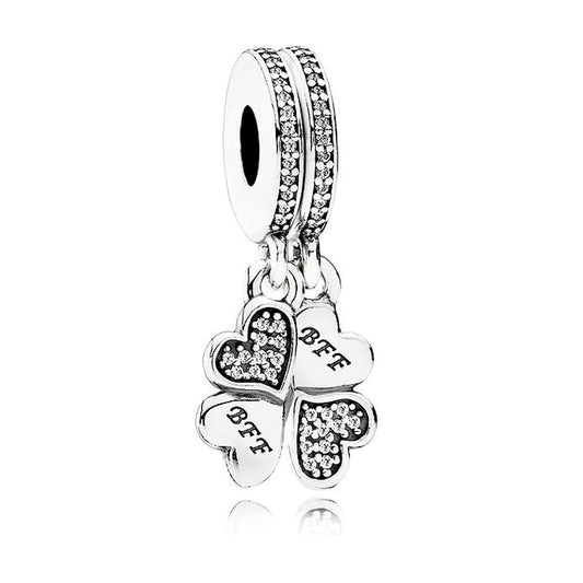 Charm Colgante Pandora Original para Mujer 791949CZ Best Friends Forever s925