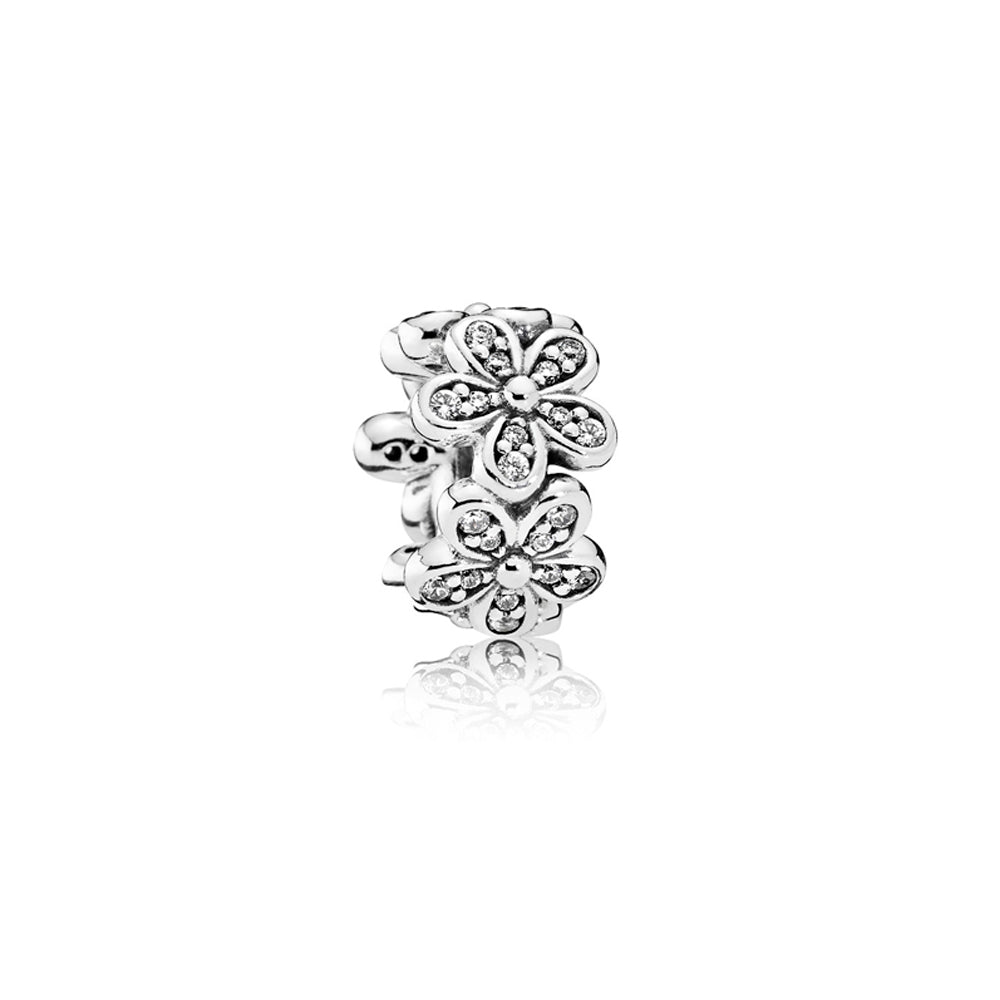 Charm Pandora Original para Mujer 792053 Daisy Flower Plata 925