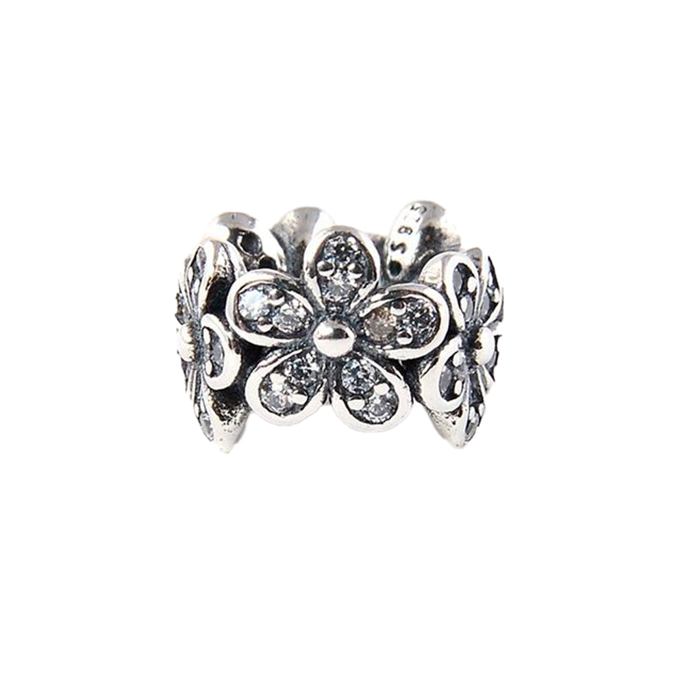 Charm Pandora Original para Mujer 792053 Daisy Flower Plata 925