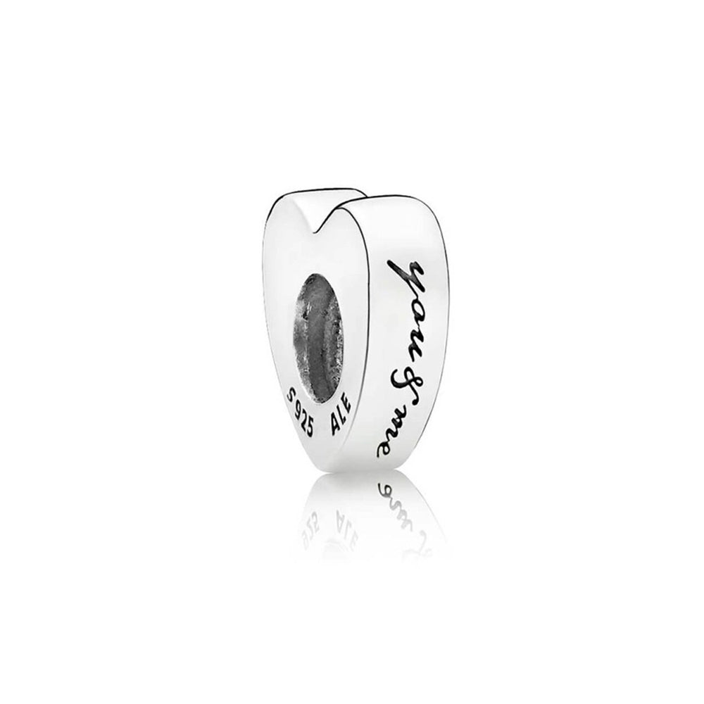 Charm Pandora Original para Mujer 796559CZR Dos Corazones Espaciador