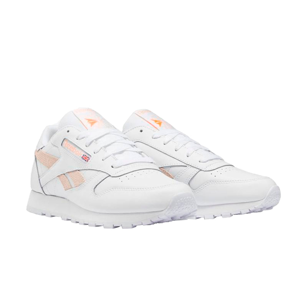 Zapatillas Urbanas Reebok Mujer Classic Leather Color Blanco