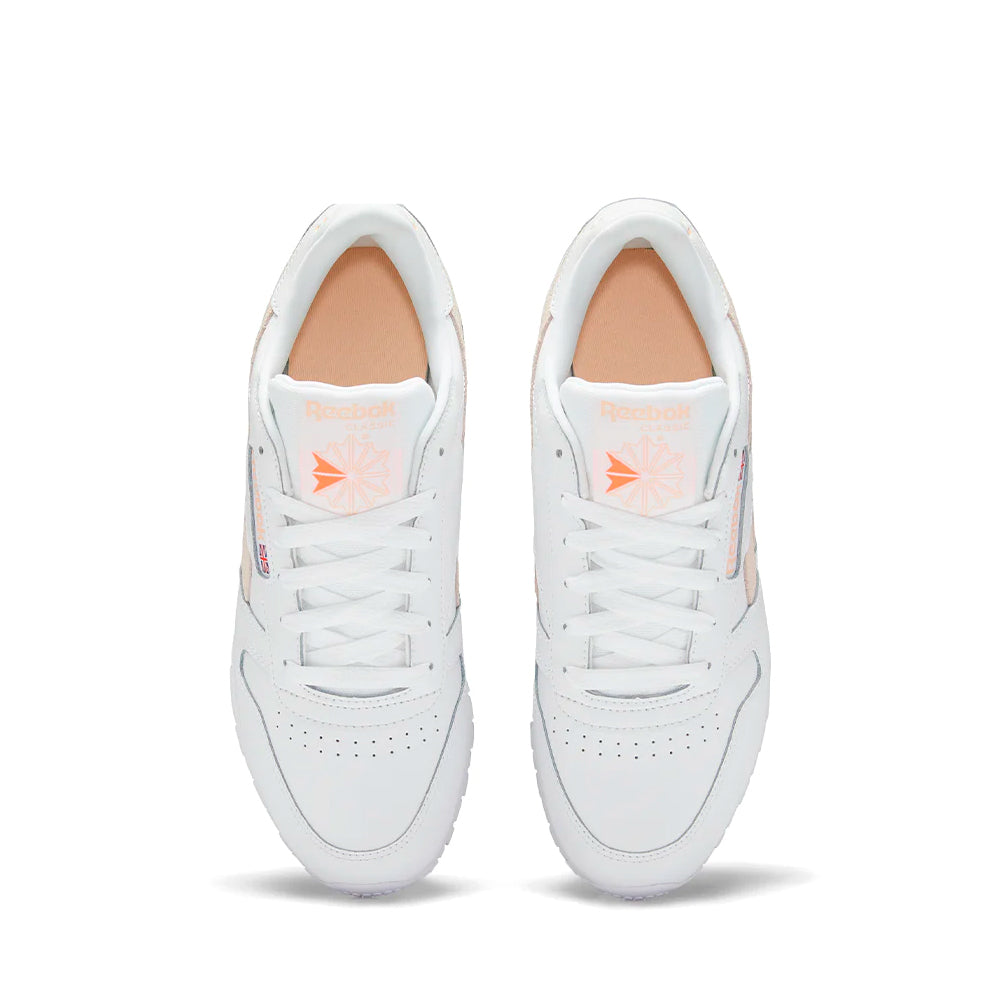 Zapatillas Urbanas Reebok Mujer Classic Leather Color Blanco