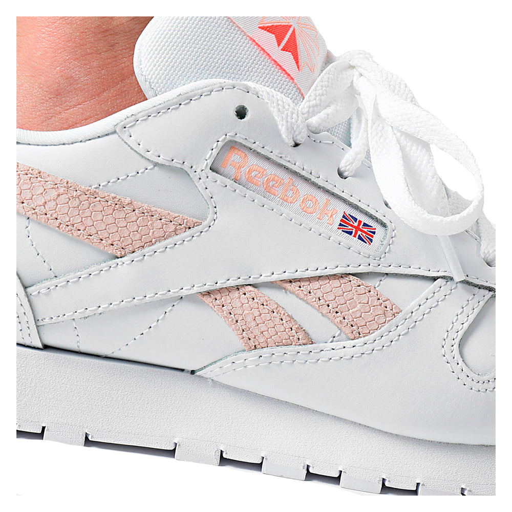 Zapatillas Urbanas Reebok Mujer Classic Leather Color Blanco