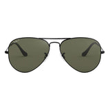 LENTES DE SOL RAY BAN POLARIZADO AVIADOR RB3025 002/58  BLACK 58MM