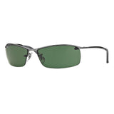 LENTES DE SOL RAY BAN TOP BAR RB3183 00471 63MM PLATA