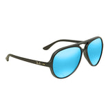 LENTES DE SOL RAY BAN CATS 5000 RB4125 601S/17 AZUL ESPEJADO 59MM