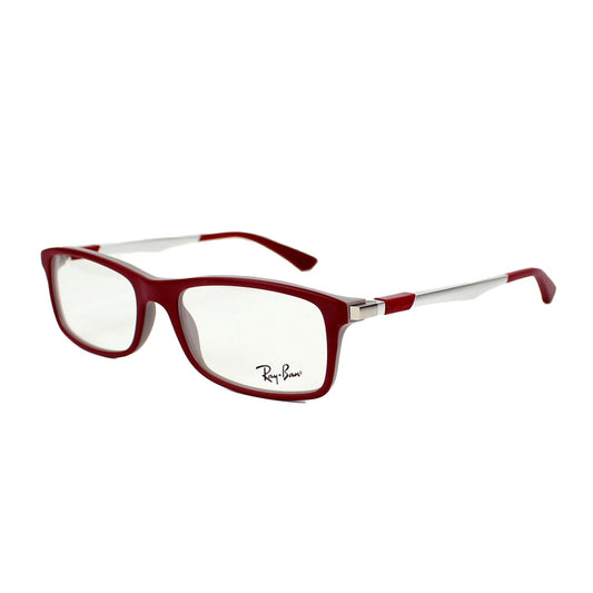 LENTES DE MEDIDA OFTÁLMICO MONTURA RAY BAN RX7017 5198 RED ROJO