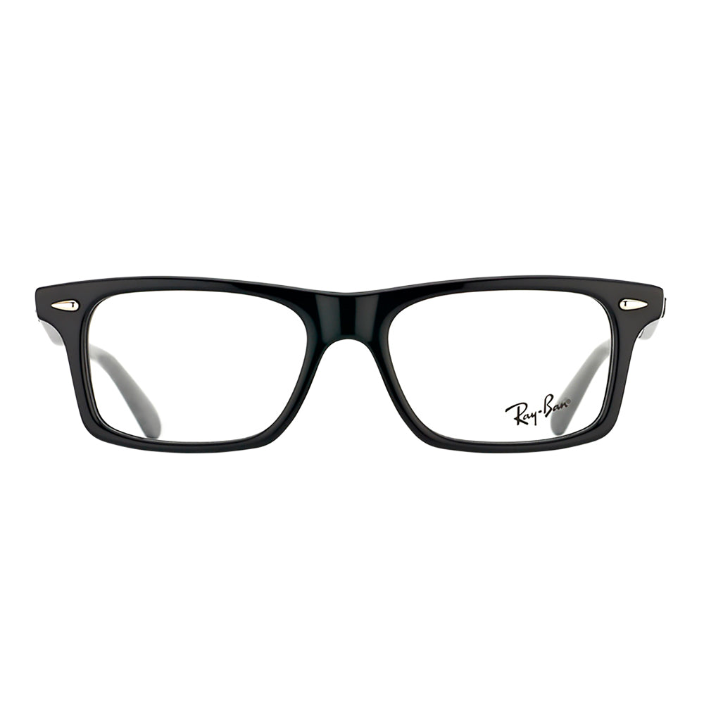 LENTES DE MEDIDA OFTÁLMICO MONTURA RAY BAN RX5301 2000 BLACK 53MM