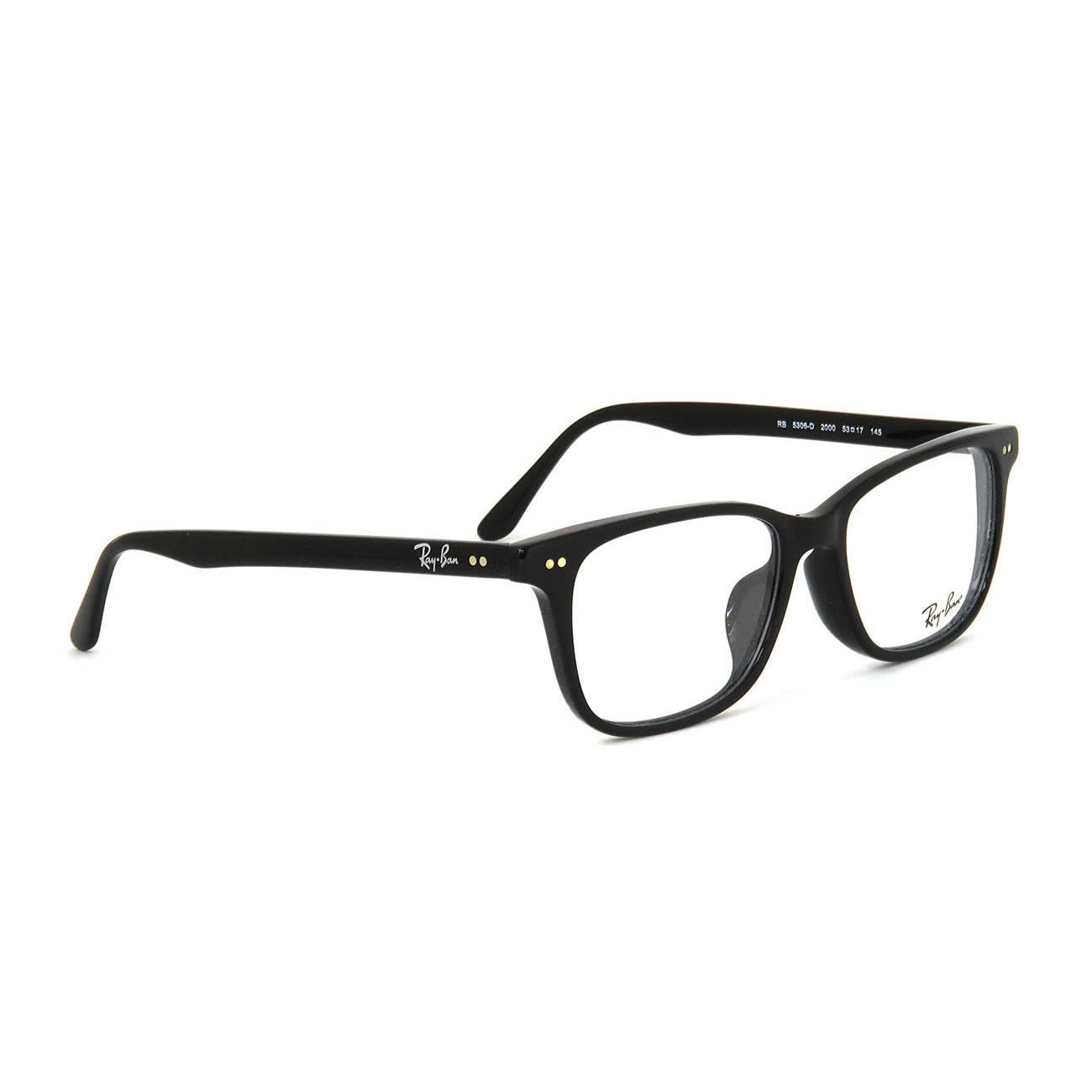 LENTES DE MEDIDA OFTÁLMICO MONTURA RAY BAN RX5306D 2000 BLACK 53MM