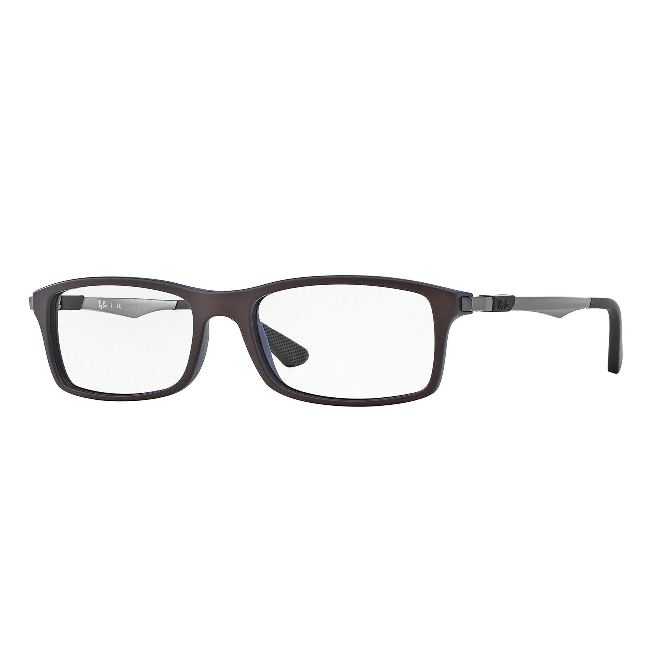 LENTES DE MEDIDA OFTÁLMICO MONTURA RAY BAN RX7017 5258 BLACK BROWN