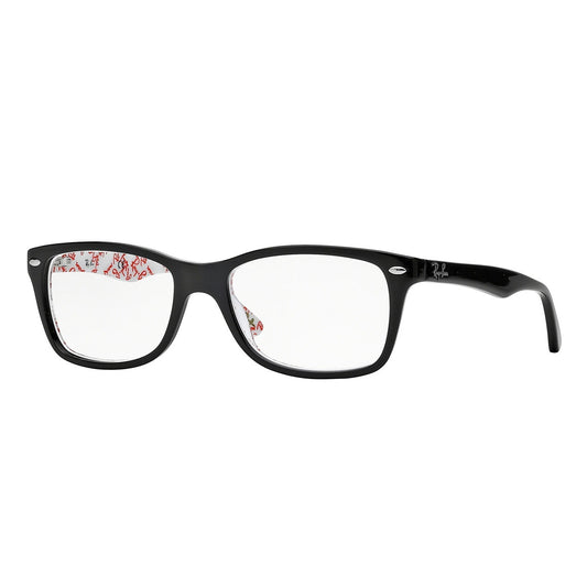 LENTES DE MEDIDA OFTÁLMICO MONTURA RAY BAN RX5228 5014 WAYFARER BLACK