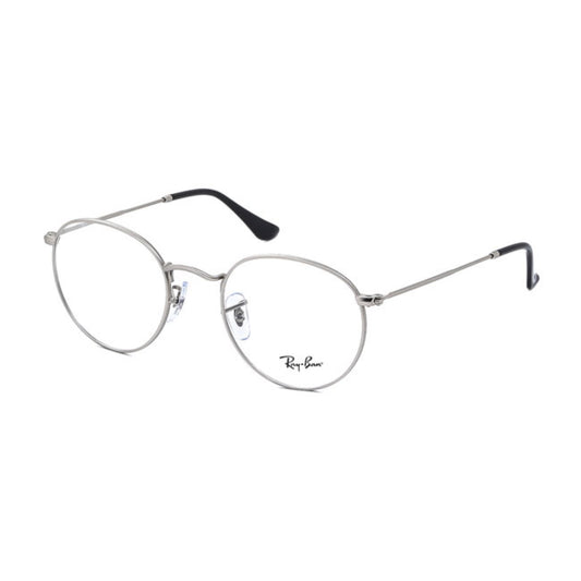 LENTES DE MEDIDA OFTÁLMICO MONTURA RAY BAN RB3447V 2538 ROUND METAL MATE