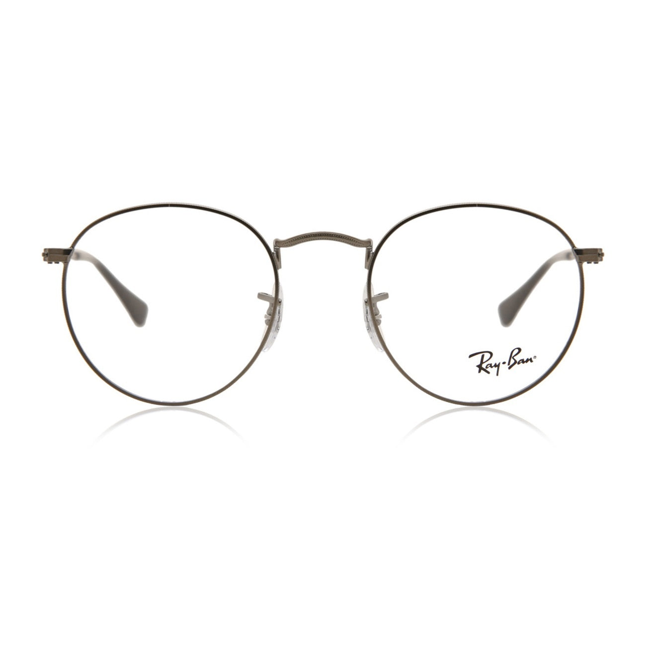 LENTES DE MEDIDA OFTÁLMICO MONTURA RAY BAN RB3447V 2620 ROUND METAL MATTE