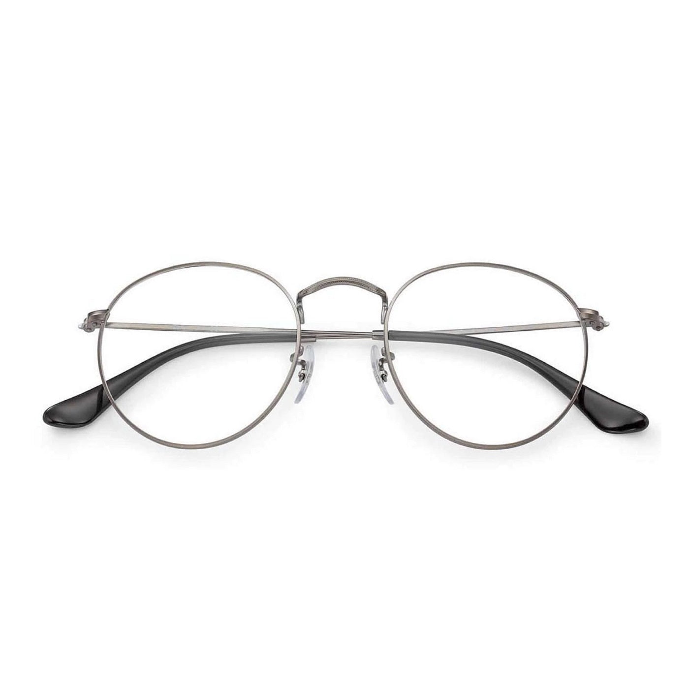 LENTES DE MEDIDA OFTÁLMICO MONTURA RAY BAN RB3447V 2620 ROUND METAL MATTE