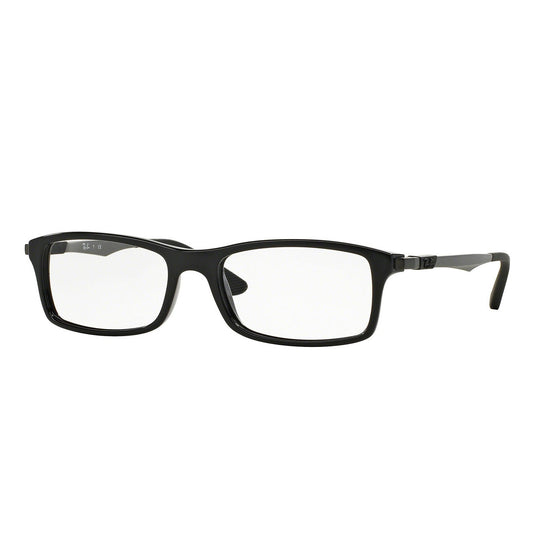 LENTES DE MEDIDA OFTÁLMICO MONTURA RAY BAN RX7017 2000 NEGRO BLACK 54MM