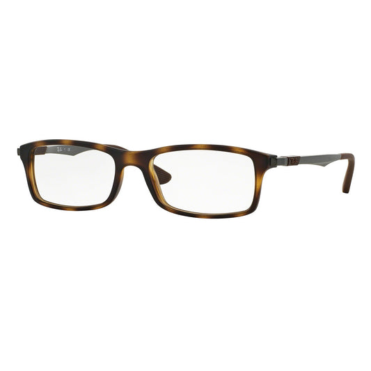 LENTES DE MEDIDA OFTÁLMICO MONTURA RAY BAN RX7017 2012 BROWN TORTOISE