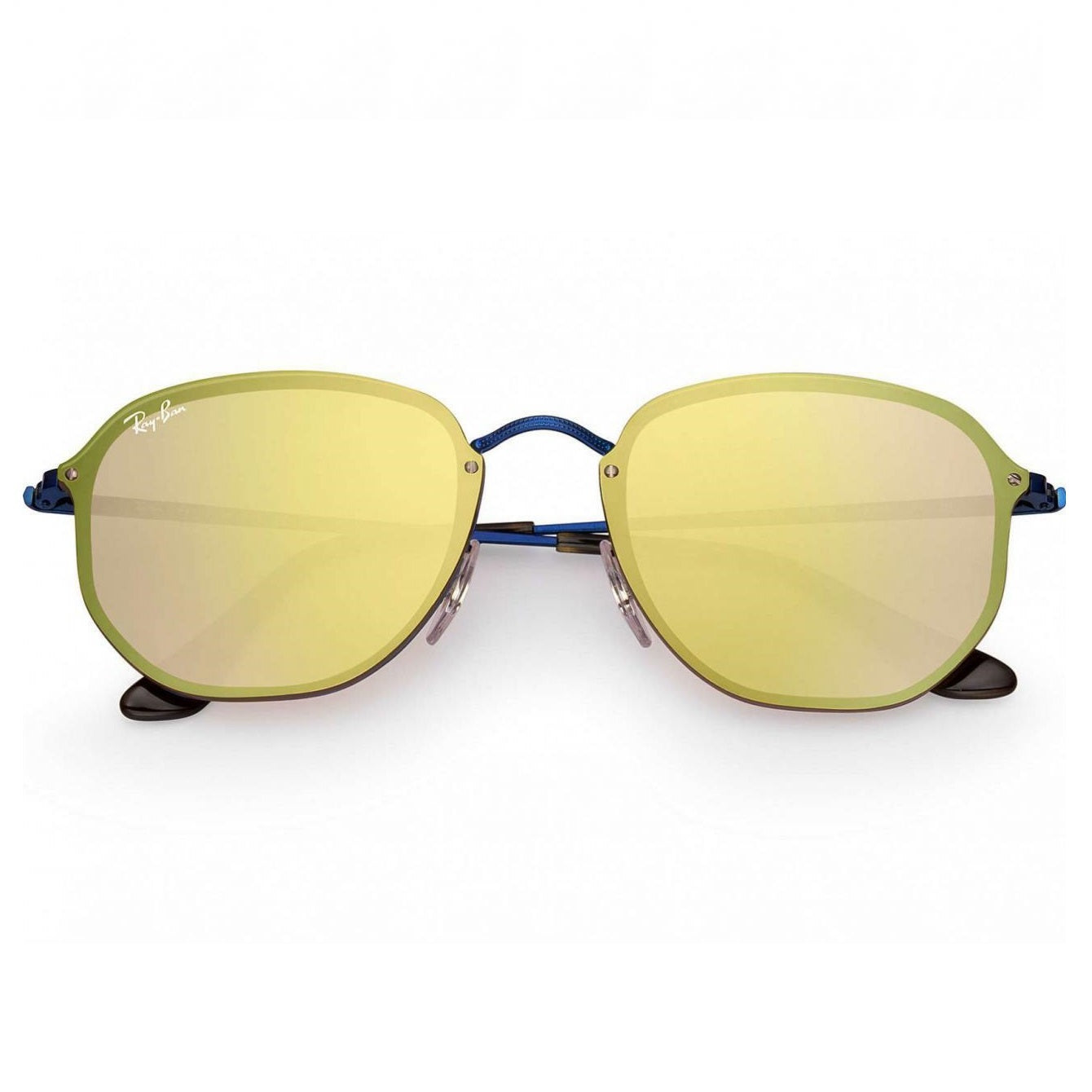 LENTES DE SOL RAY BAN BLAZE HEXAGONAL RB3579N 90387J DORADO ESPEJADO